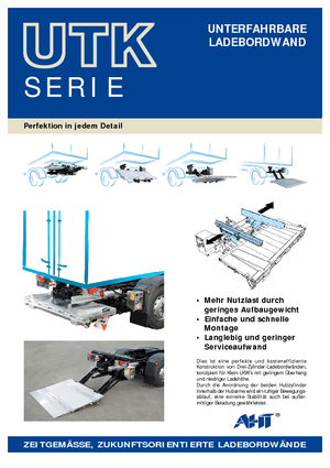 Laadplatforms AHT UTK 1500 ST/AL
