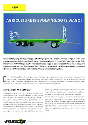 Diepladers Joskin TRAILED WAGO TR8000D13