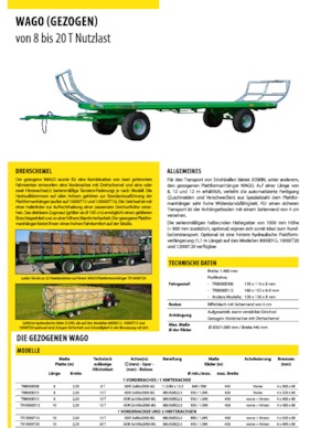 Diepladers Joskin WAGO-LOADER LTR12000T20