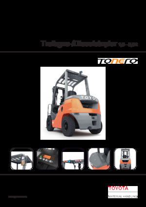 LPG-vorkheftrucks Toyota 02-8 FGF 18