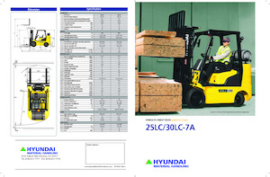 LPG-vorkheftrucks Hyundai 30LC-7A