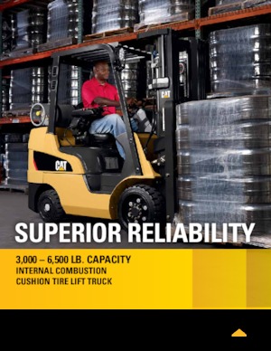 LPG-vorkheftrucks Caterpillar 2C6000