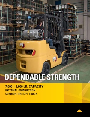 LPG-vorkheftrucks Caterpillar 2C8000