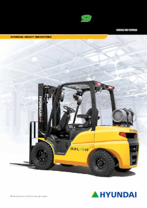 LPG-vorkheftrucks Hyundai 33L-9A