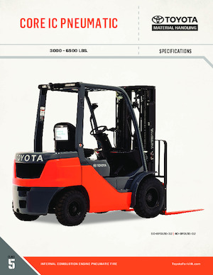 LPG-vorkheftrucks Toyota 50-8FGU25