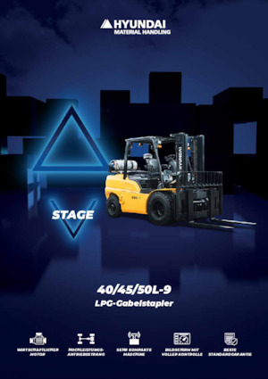LPG-vorkheftrucks Hyundai 40L-9