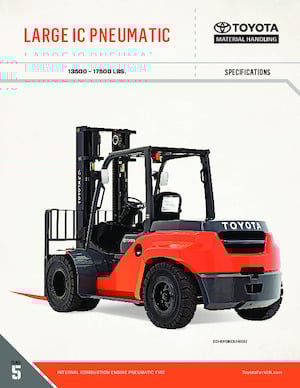 LPG-vorkheftrucks Toyota 50-8FG70U