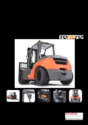 LPG-vorkheftrucks Toyota 8 FG 70N 
