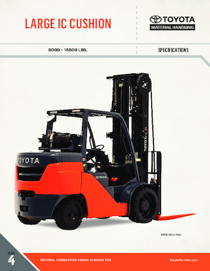 LPG-vorkheftrucks Toyota 8FGC70U