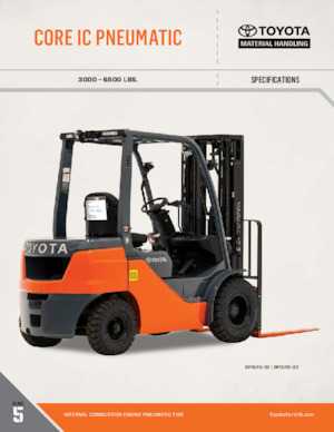 LPG-vorkheftrucks Toyota 8FGU15