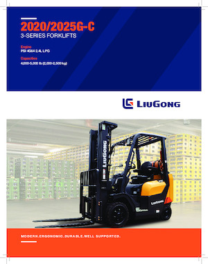 LPG-vorkheftrucks Liugong CLG2020G-C 