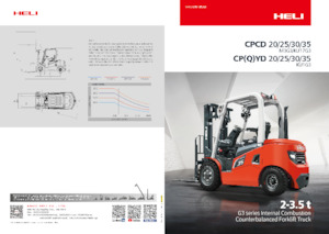 LPG-vorkheftrucks Heli CPYD20