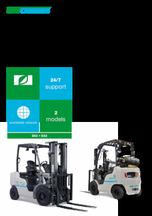 LPG-vorkheftrucks UniCarriers DX2-15