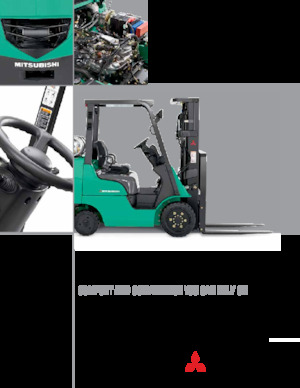 LPG-vorkheftrucks Mitsubishi FGC20CN