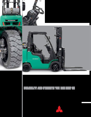 LPG-vorkheftrucks Mitsubishi FGC35CN