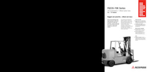 LPG-vorkheftrucks Mitsubishi FGC40K STC