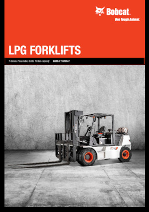 LPG-vorkheftrucks Bobcat G60S-7