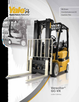 LPG-vorkheftrucks Yale GC055VX