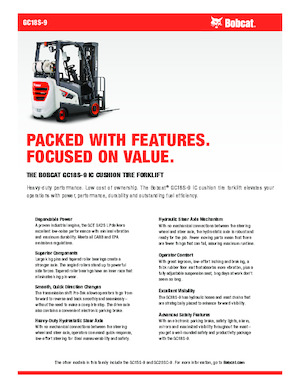 LPG-vorkheftrucks Bobcat GC18S-9