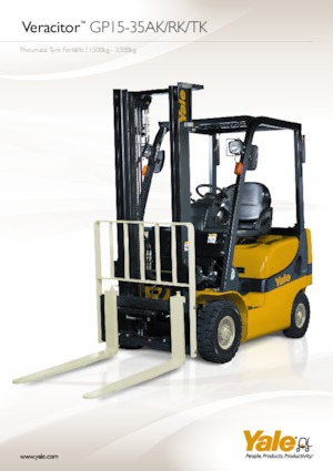 LPG-vorkheftrucks Yale GLP25TK