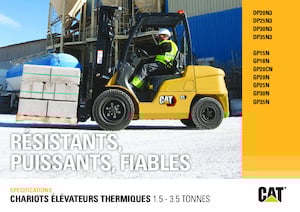 LPG-vorkheftrucks Caterpillar GP35N 