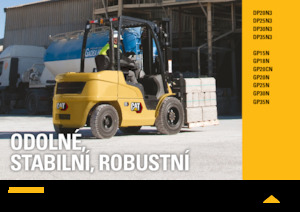 LPG-vorkheftrucks Caterpillar GP18N 