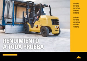 LPG-vorkheftrucks Caterpillar GP50N3