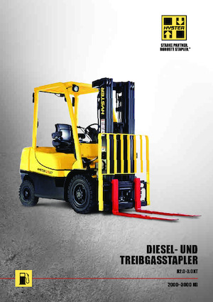 LPG-vorkheftrucks Hyster H2.5XT