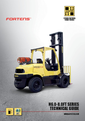 LPG-vorkheftrucks Hyster H8.0FTS
