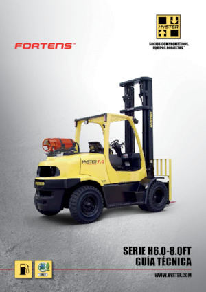 LPG-vorkheftrucks Hyster H8.0FTS