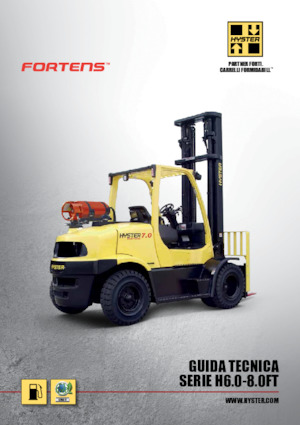LPG-vorkheftrucks Hyster H8.0FTS