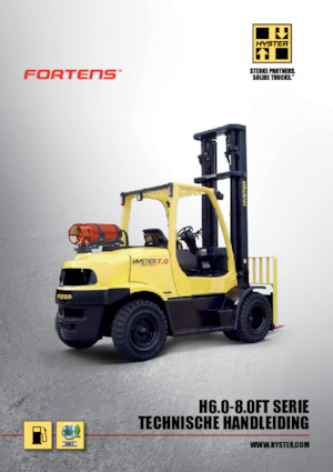 LPG-vorkheftrucks Hyster H8.0FTS