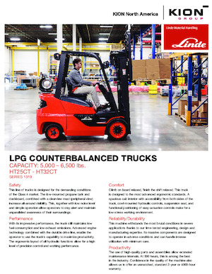 LPG-vorkheftrucks Linde HT25CT
