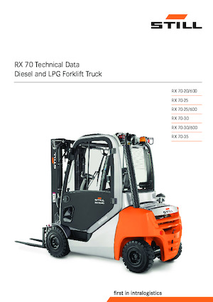 LPG-vorkheftrucks Still RX 70-25 T/600 