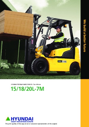 LPG-vorkheftrucks Hyundai 18L-7M