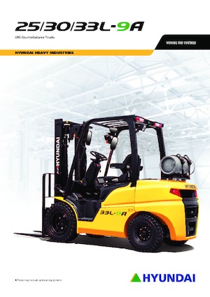 LPG-vorkheftrucks Hyundai 33L-9A