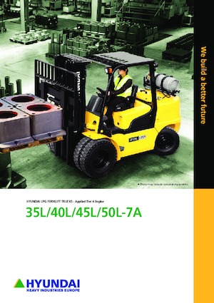 LPG-vorkheftrucks Hyundai 40L-7 A