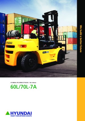 LPG-vorkheftrucks Hyundai 70L-7A