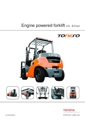 LPG-vorkheftrucks Toyota 8 FG 35N 