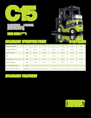 LPG-vorkheftrucks Clark C20 s L