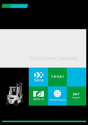 LPG-vorkheftrucks UniCarriers DX 18