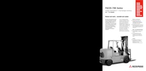 LPG-vorkheftrucks Mitsubishi FGC40K STC