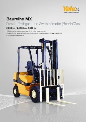 LPG-vorkheftrucks Yale GLP 25MX