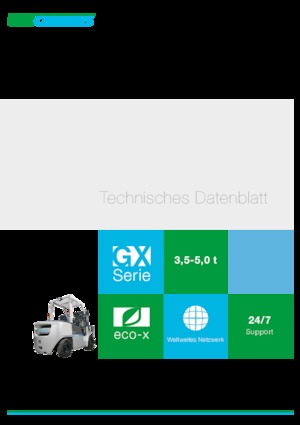 LPG-vorkheftrucks UniCarriers GX 45