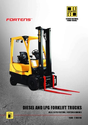 LPG-vorkheftrucks Hyster H 1.8 FT