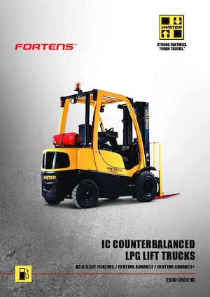 LPG-vorkheftrucks Hyster H 2.5 FT