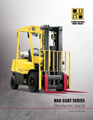 LPG-vorkheftrucks Hyster H50XT