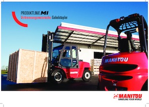 LPG-vorkheftrucks Manitou MI 50 G