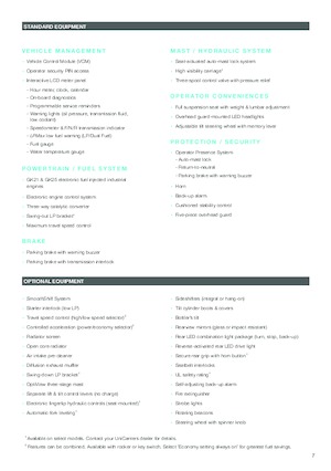 LPG-vorkheftrucks UniCarriers PF50