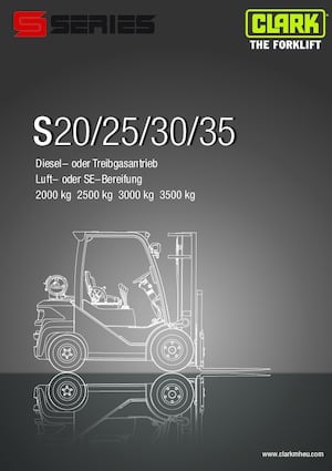 LPG-vorkheftrucks Clark S35D